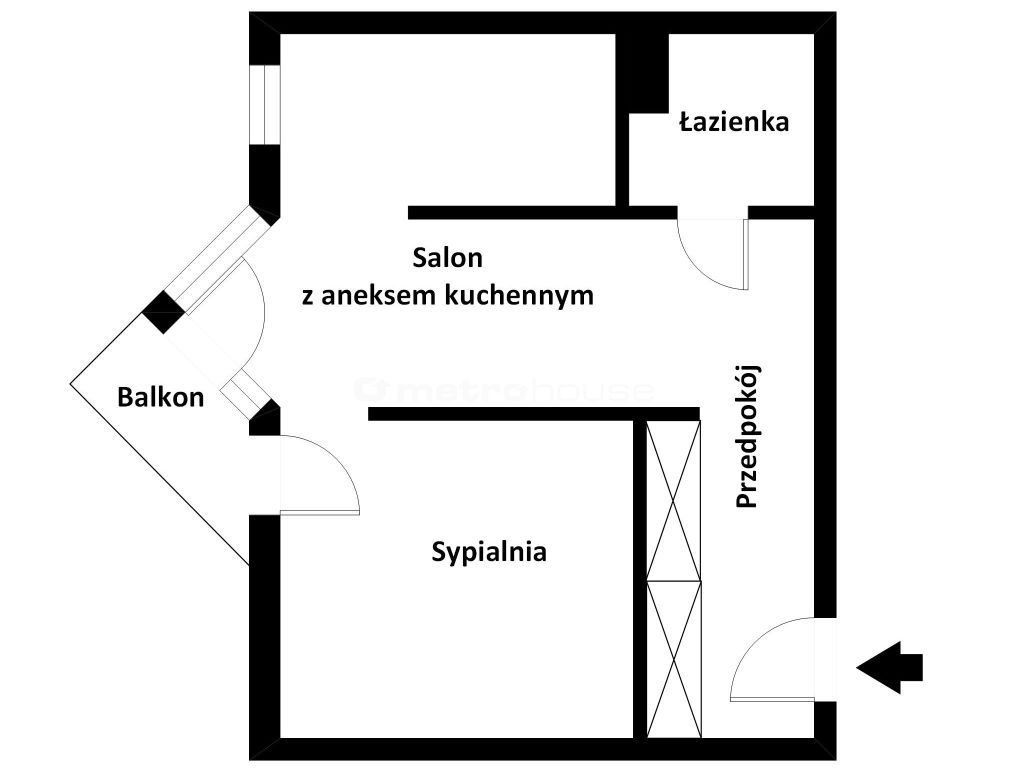 Mieszkanie dwupokojowe na wynajem Gdańsk, Sienna Grobla  48m2 Foto 13