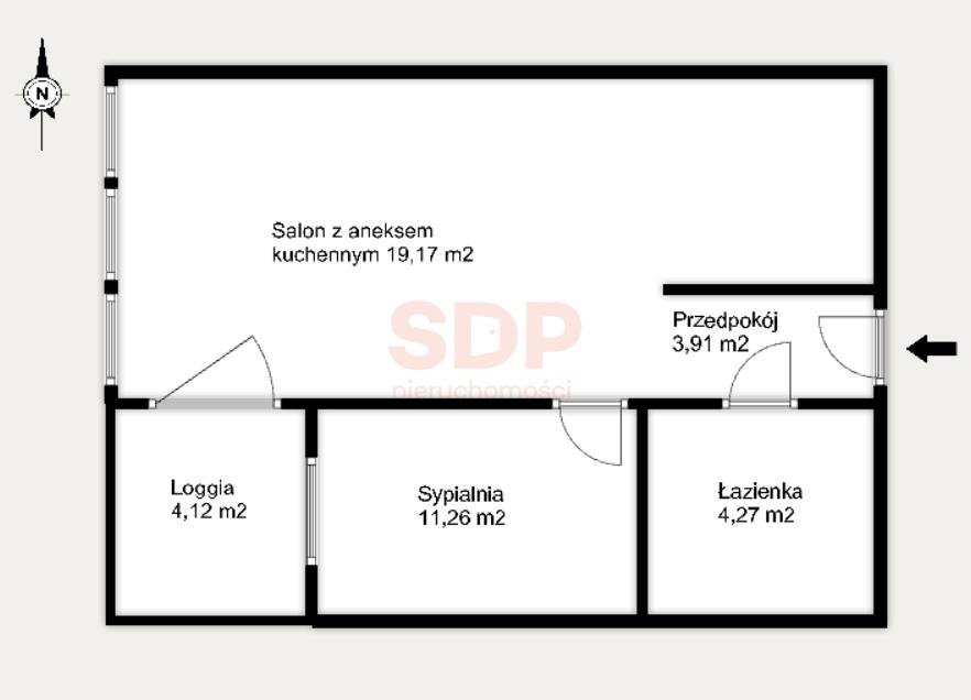 Mieszkanie dwupokojowe na sprzedaż Wrocław, Fabryczna, Grabiszyn, Miedziana  39m2 Foto 15