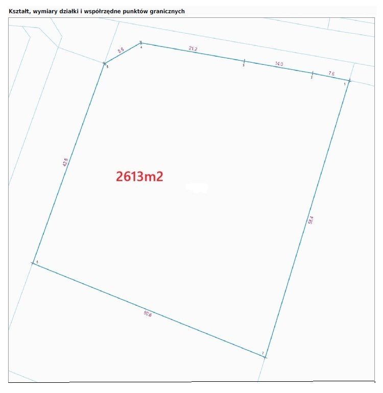 Sprzedam działkę 2613 m² w Glinczu z MPZP, media, dojazd Glincz, Cedrowa  2 613m2 Foto 1
