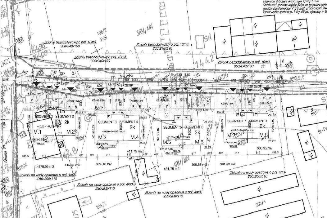 Polecam działkę 3336 m² z pozwoleniem na 8 bliźniaczych lokali w Krzyżowicach Krzyżowice  3 336m2 Foto 1