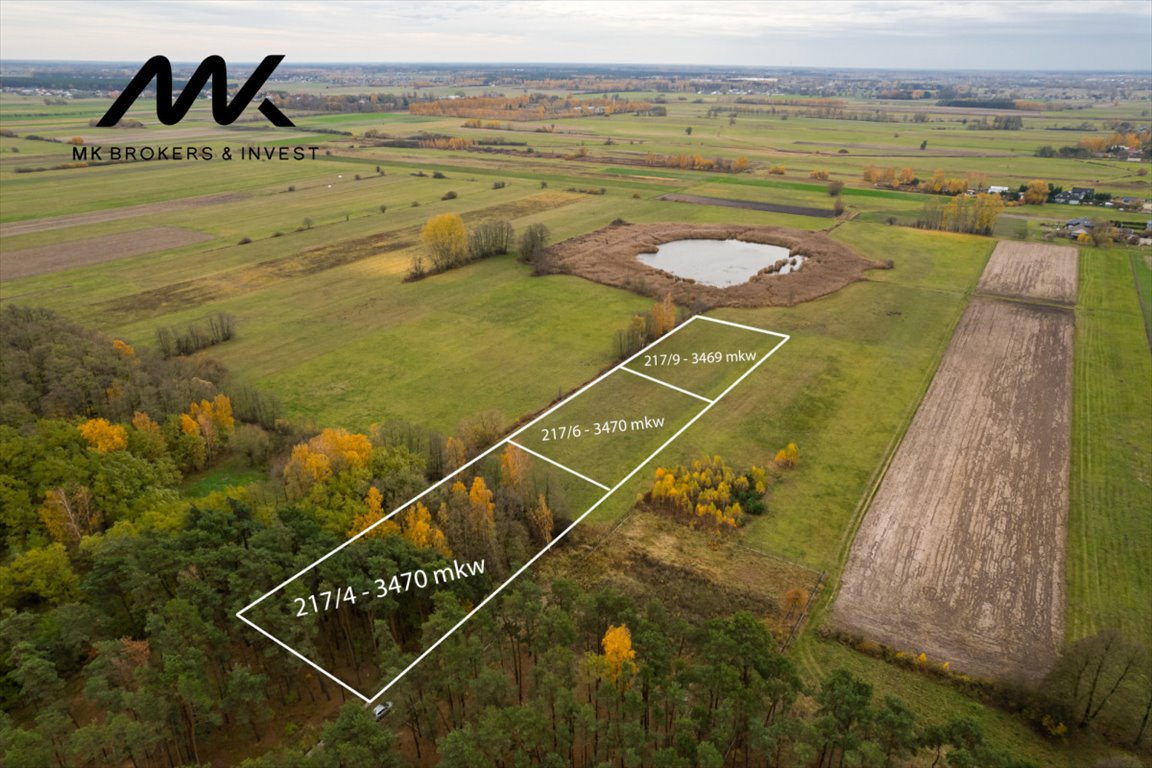 Działka 3470 m² z WZ pod domy w Guzowatce - spokojna okolica Guzowatka, Łączności  3 470m2 Foto 1