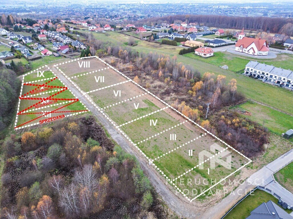 Działka pod dom z pozwoleniem 11,87 ar w Rzeszowie zapraszam Rzeszów, ks. bpa Antoniego Betańskiego  1 187m2 Foto 1