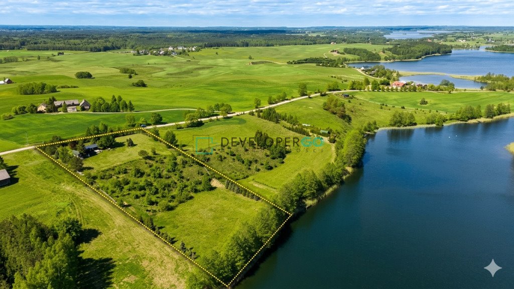 Działka z 70 m linii brzegowej i widokiem na 4 jeziora Sztabinki  10 235m2 Foto 1