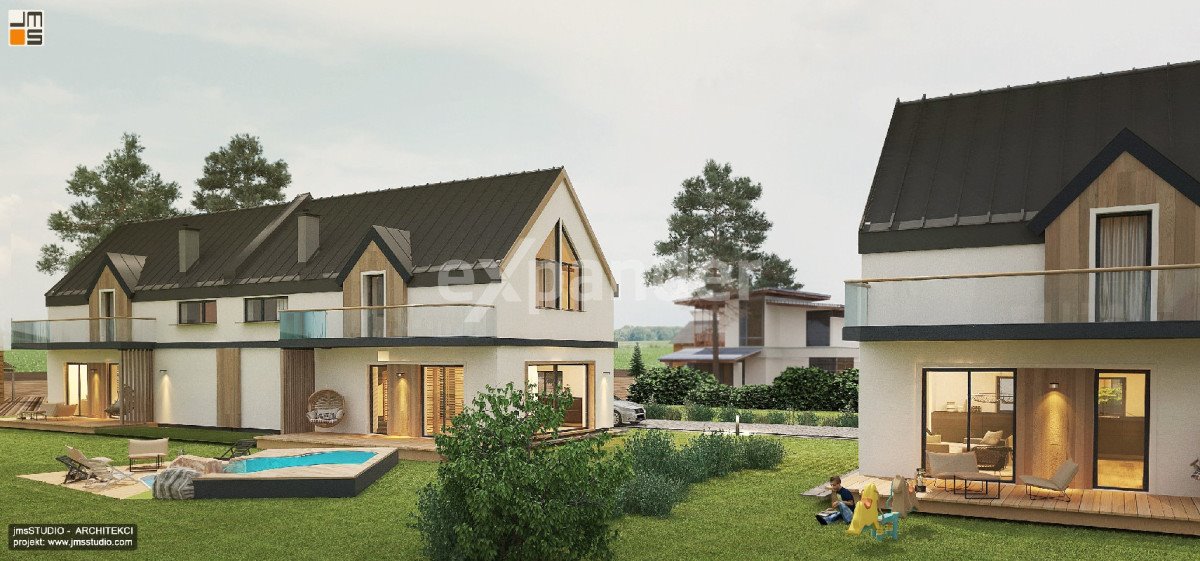 Przestronny segment 103 m² z ogródkiem i nowoczesnymi rozwiązaniami Kraków, Wolica, Betonowa  103m2 Foto 1