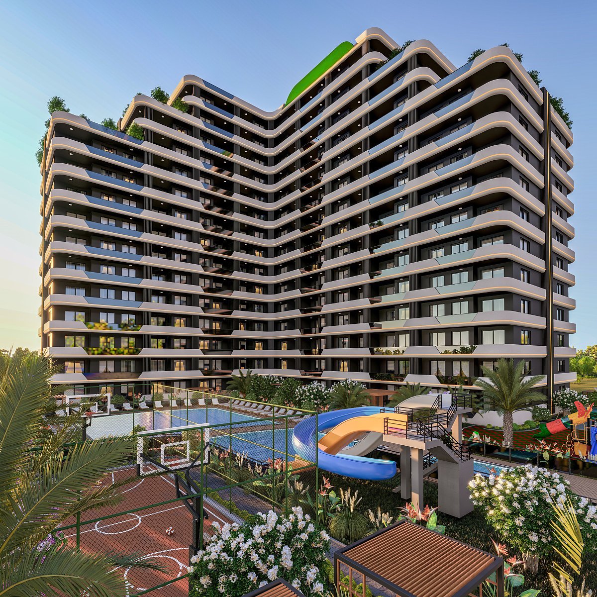 Stylowy apartament z widokiem na morze w Arpaçbahşiş Turcja, Arpaçbahşiş, Arpaçbahşiş, Erdemli, Mersin  78m2 Foto 1