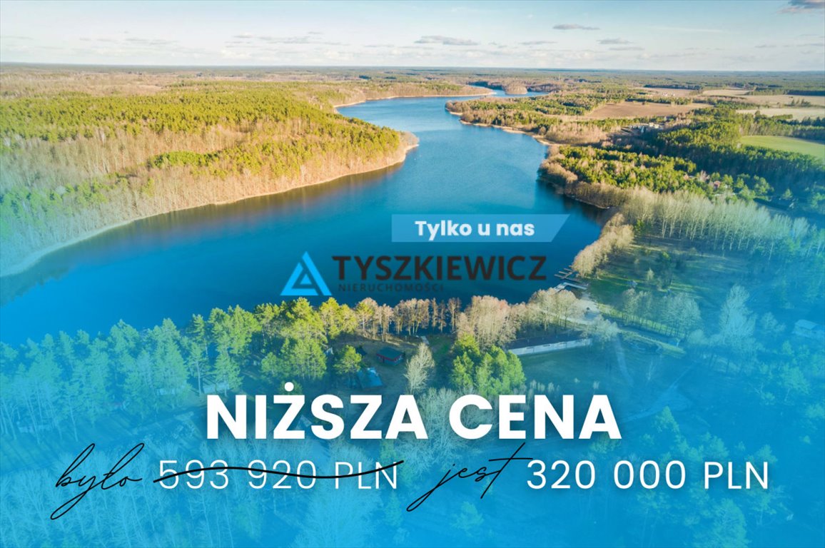 Działka nad jeziorem Głębokie, 7442 m², pierwsza linia! Świeszyno  7 442m2 Foto 1