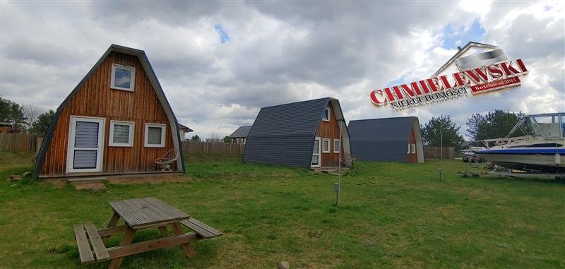 Drewniane domki letniskowe nad jeziorem Drawsko 42 m2 Kołomąt, Kołomąt  42m2 Foto 1