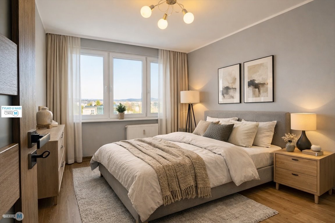 Gotowe 3-pokojowe mieszkanie po remoncie, balkon, ciepłe! Kielce, Barwinek, Barwinek  60m2 Foto 1