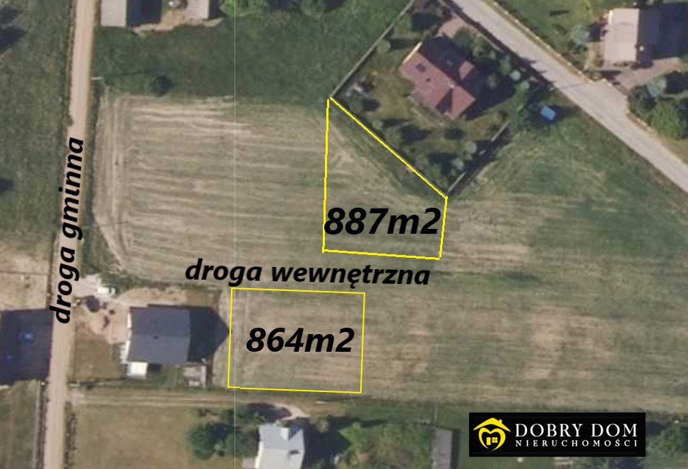 Działka budowlana na sprzedaż Niewodnica Nargilewska  864m2 Foto 1