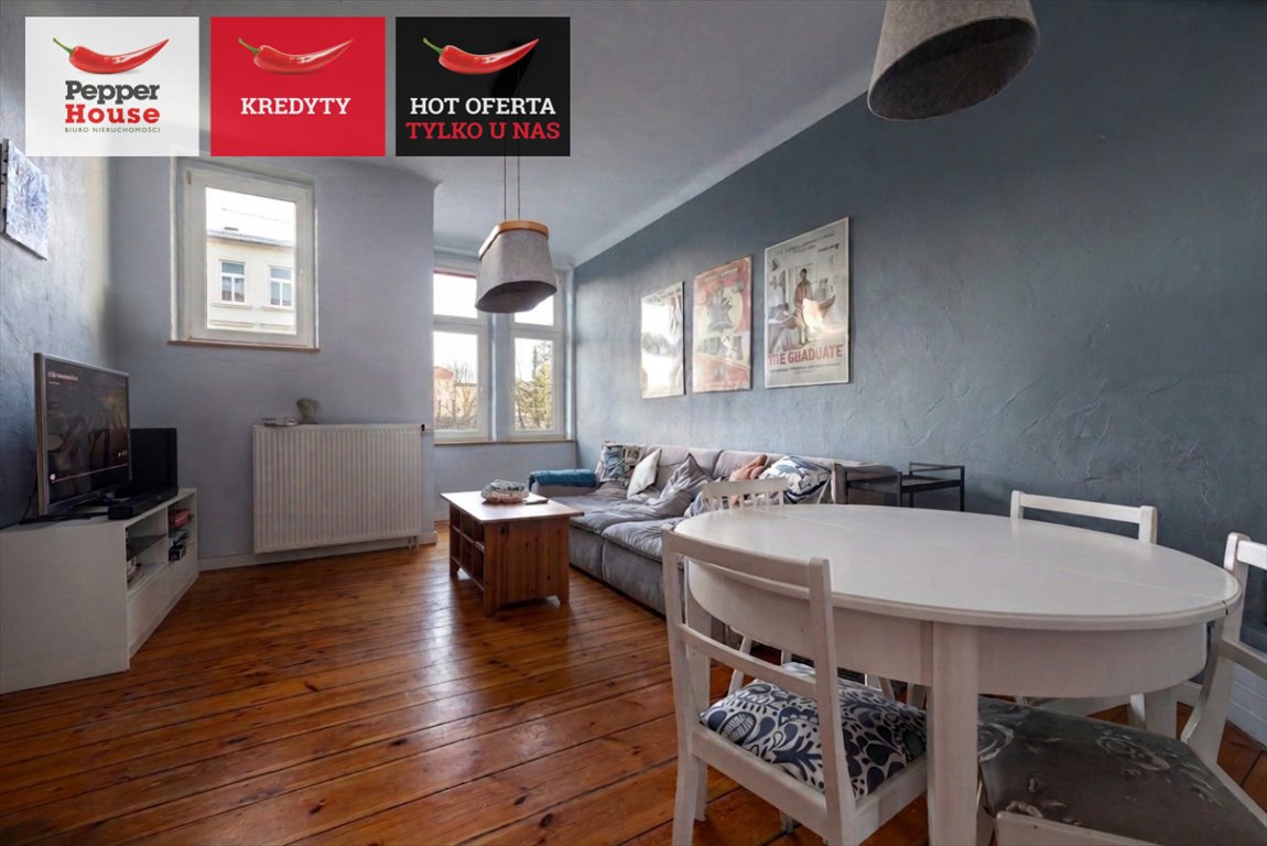 Polecam przestronne 76 m² mieszkanie z kominkiem i wysokimi sufitami Gdańsk, Wrzeszcz, Juliusza Słowackiego  76m2 Foto 1