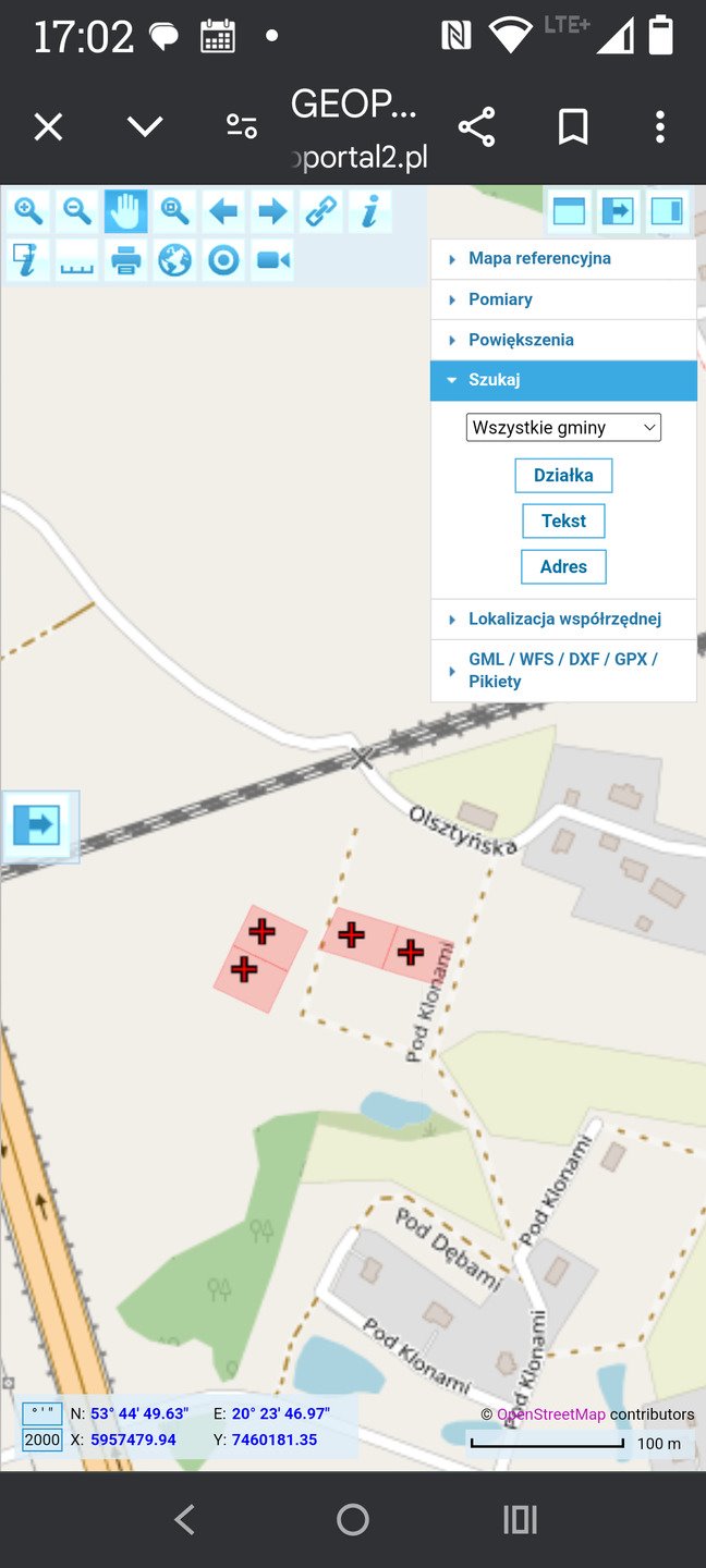 Sprzedam działkę 4,9 tys. m² pod zabudowę mieszkaniową w Gronitach Gronity, Gronity  4 888m2 Foto 1