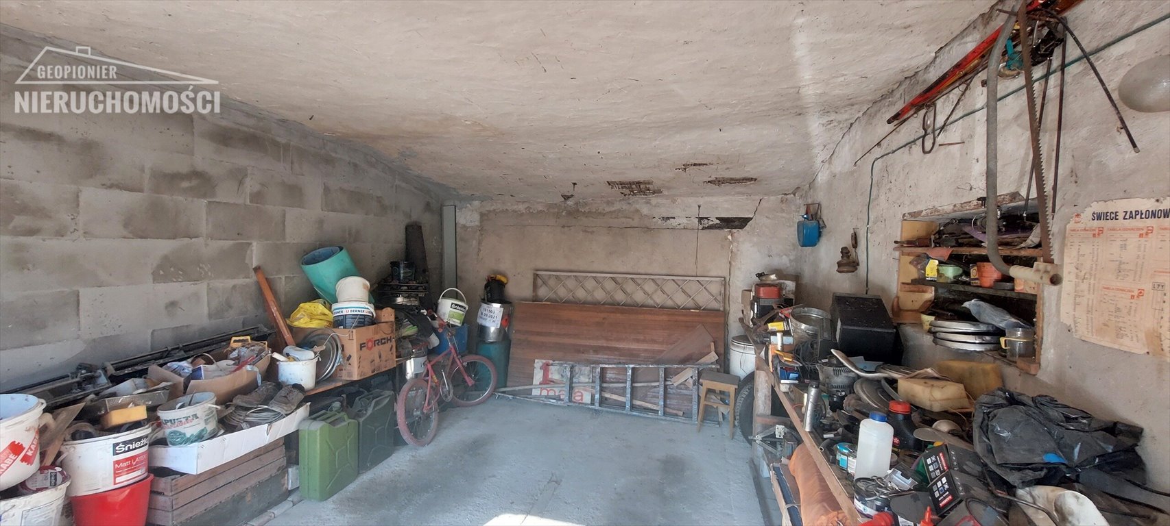 Garaż 23 m² w centrum Ostródy, oświetlenie, drzwi dwuskrzydłowe Ostróda, ul. Stefana Czarnieckiego  23m2 Foto 1