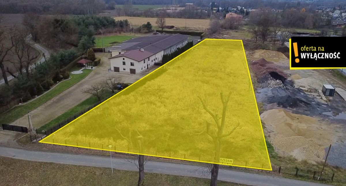 Działka usługowa 4992 m² w centrum Godowa z przyłączami Godów  4 992m2 Foto 1