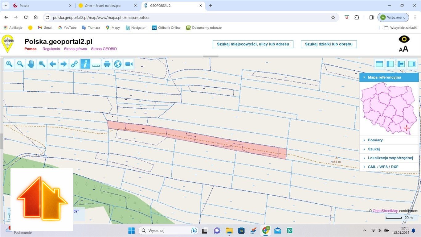 Działka rolno-rekreacyjna z widokiem na Pogórze - polecam! Dynów  2 692m2 Foto 1