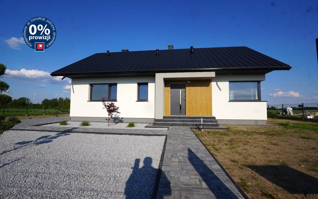Nowoczesny dom z garażem, 3 sypialnie, taras, pompa ciepła Twardosławice, Twardosawice  90m2 Foto 1