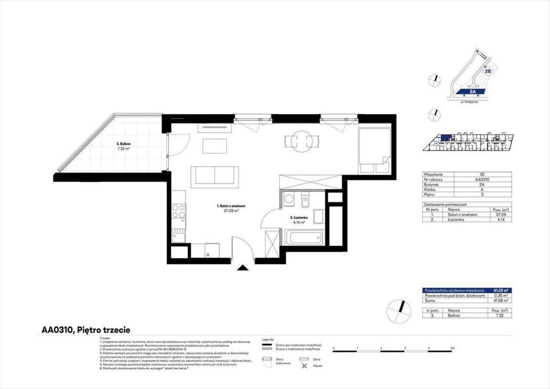 Kawalerka na sprzedaż Warszawa, Wola, Czyste, Kolejowa  41m2 Foto 1