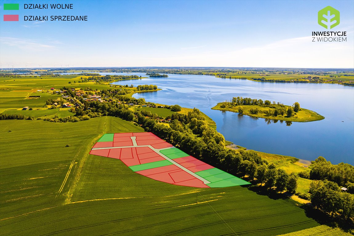 Działka budowlana na sprzedaż Kwidzyn, Dzialka nad jeziorem 80min od Gdanska  498m2 Foto 4