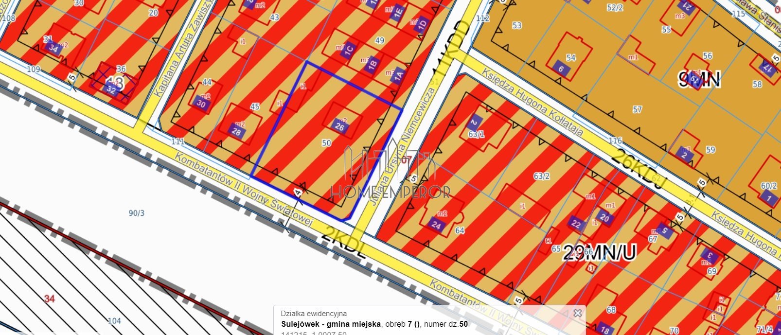 Działka budowlana na sprzedaż Sulejówek, Kombatantów  1 401m2 Foto 1