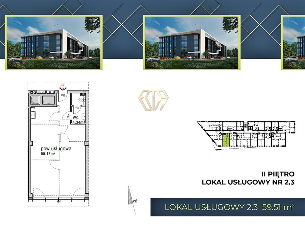 Lokal użytkowy na sprzedaż Częstochowa, Parkitka, gen. Leopolda Okulickiego  60m2 Foto 12