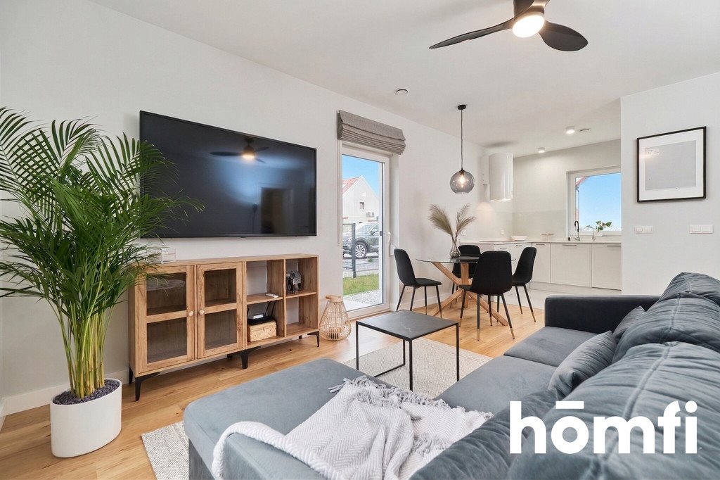 Nowoczesny dom 2021 z garażem, klimatyzacją i ogrodem Ślęza, Główna  109m2 Foto 1