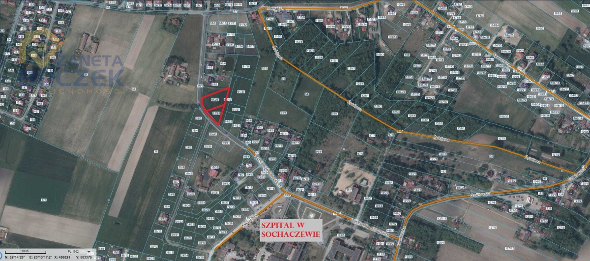 Działka 1059 m² pod dom i usługi w Sochaczewie Sochaczew, Batalionów Chłopskich  1 059m2 Foto 1