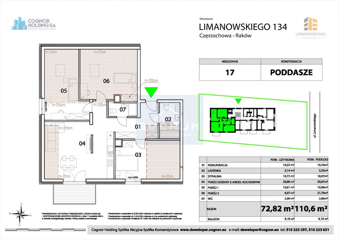 Mieszkanie czteropokojowe  na sprzedaż Częstochowa, Raków  111m2 Foto 2