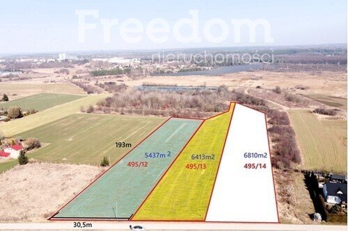 Działka budowlana na sprzedaż Kunów, Ostrowiecka  5 437m2 Foto 1