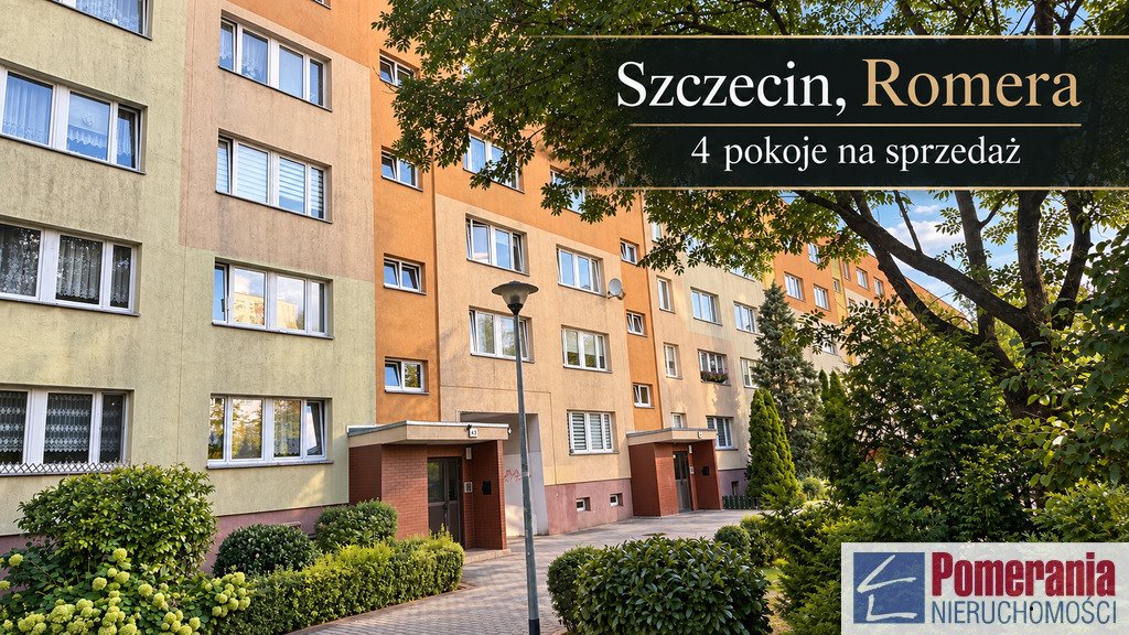 4-pokojowe mieszkanie z loggią, funkcjonalny układ - polecam!: Szczecin Zawadzkiego: Eugeniusza Romera
