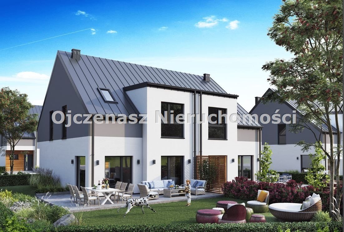 Nowoczesny dom bliźniak 110 m2 z garażem i tarasem Murowaniec  110m2 Foto 1