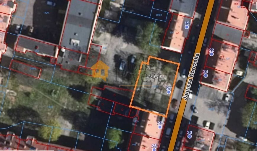 Działka pod wielorodzinną z projektem i pozwoleniem polecam Legnica, Janusza Korczaka  482m2 Foto 1