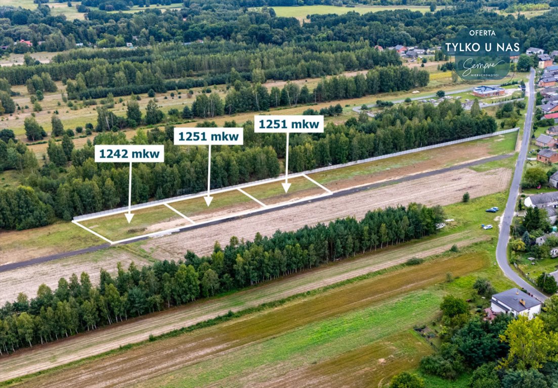 Działka pod dom jednorodzinny w Rembieszowie, 1251 m2 Rembieszów  1 251m2 Foto 1