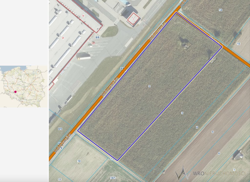 Działka przemysłowa w Oleśnicy, MPZP, 23 643 m² Oleśnica, Motoryzacyjna  23 643m2 Foto 1