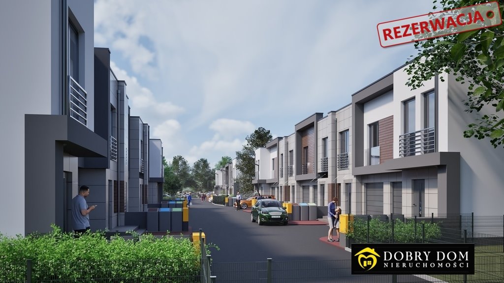 Ostatni segment domu w Zaściankach z garażem i tarasem Zaścianki  126m2 Foto 1