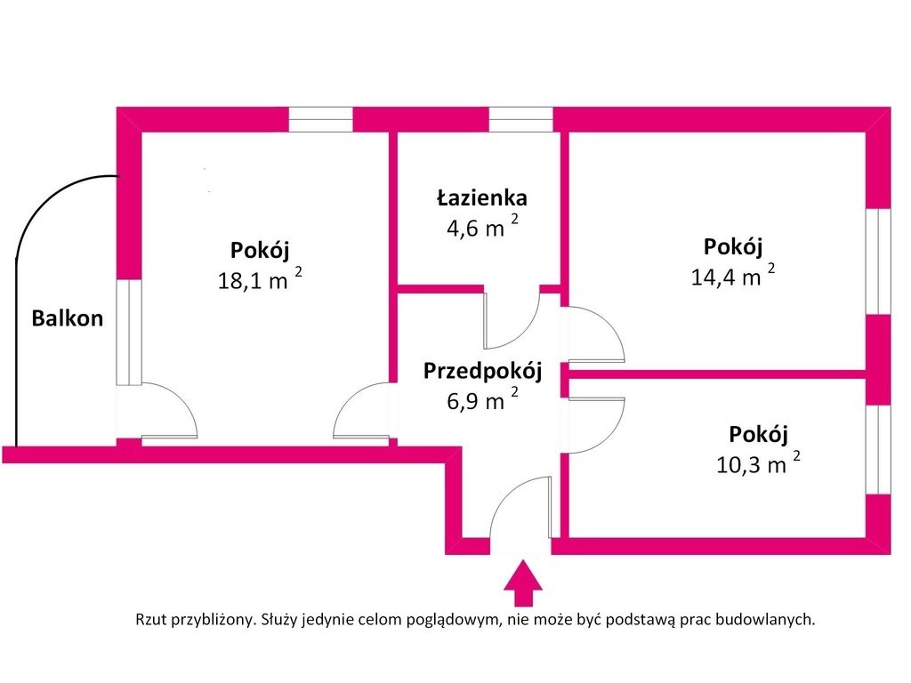 Mieszkanie trzypokojowe na sprzedaż Olsztyn, Zielona Górka, Marii Zientary-Malewskiej  61m2 Foto 13