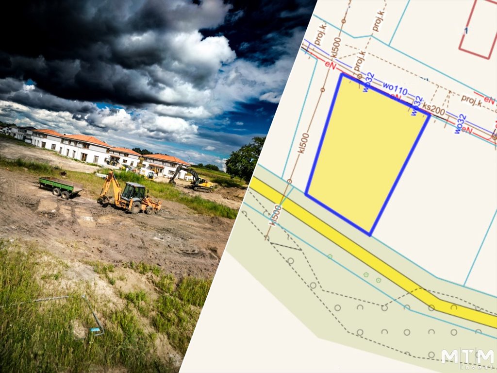 Działka budowlana 943 m² z decyzją o domu nowoczesnym Kościno  943m2 Foto 1