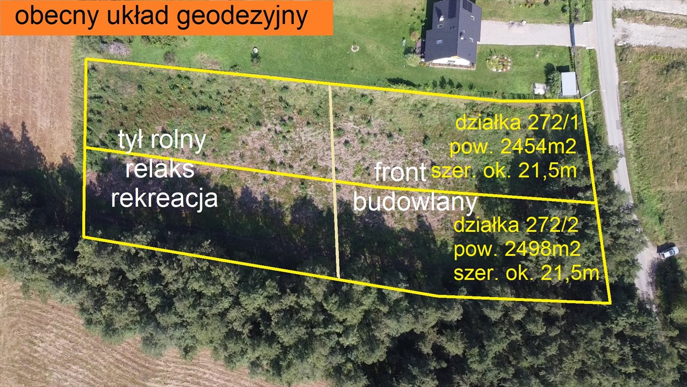 Działka budowlana na sprzedaż Chorągwica  2 498m2 Foto 9