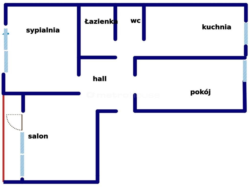 Mieszkanie trzypokojowe na sprzedaż Piotrków Trybunalski, 9 Maja  64m2 Foto 12