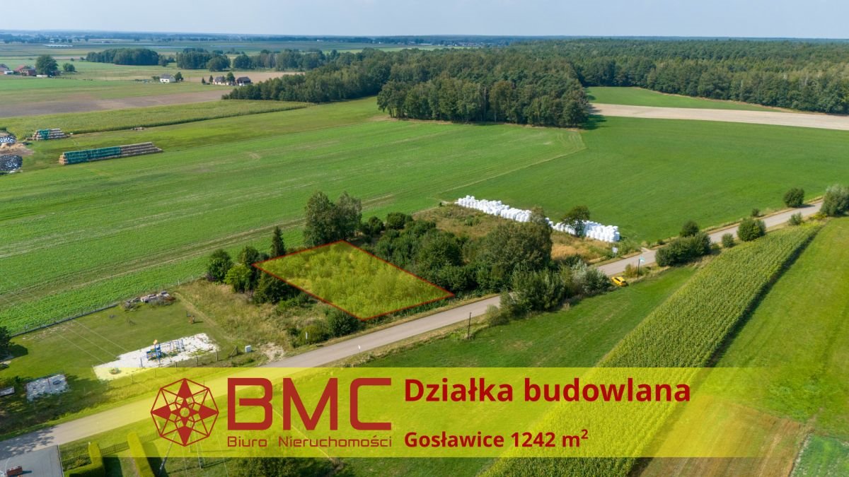 Działka budowlana na sprzedaż Gosławice, Sierakowska  1 242m2 Foto 1