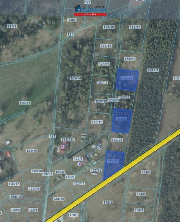 Działka 1500 m² z warunkami zabudowy, las, woda, prąd Plecemin  1 500m2 Foto 1