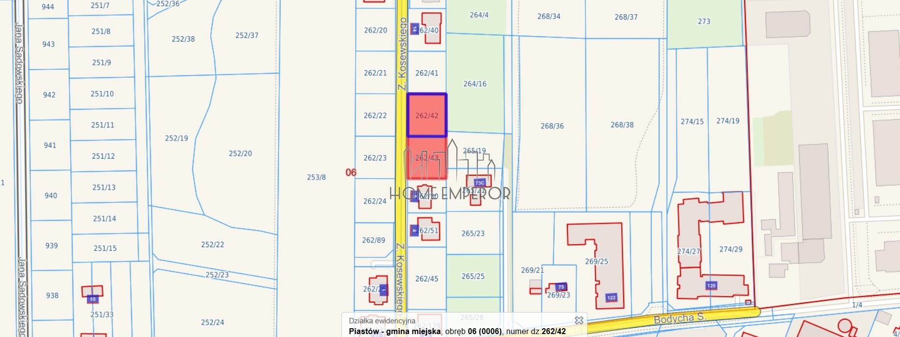 Działka komercyjna na sprzedaż Piastów, Zygmunta Kosewskiego  690m2 Foto 2