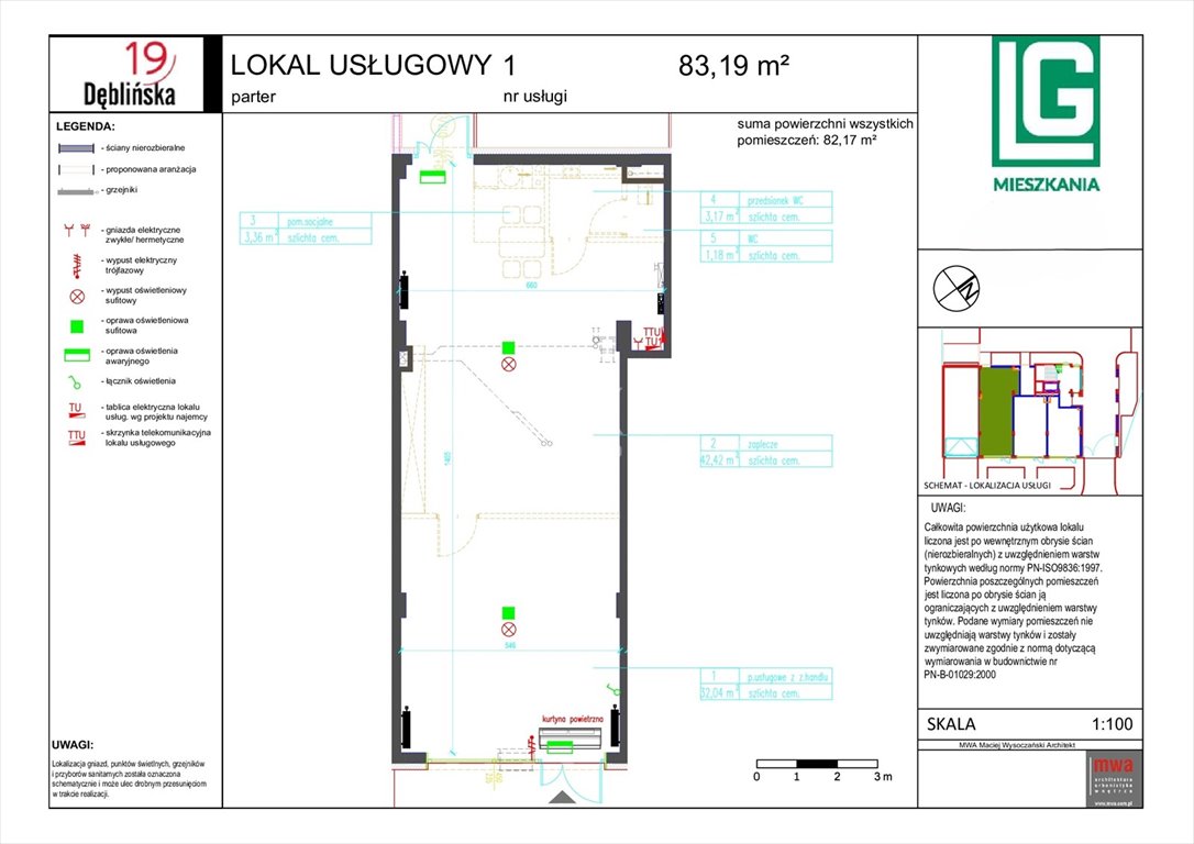 Lokal użytkowy na sprzedaż Warszawa, Praga-Południe, ul. Dęblińska  84m2 Foto 17