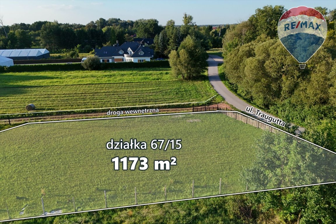 Działka 1173 m² z WZ pod dom jednorodzinny w Jaktorowie. Jaktorów, Romualda Traugutta  1 173m2 Foto 1