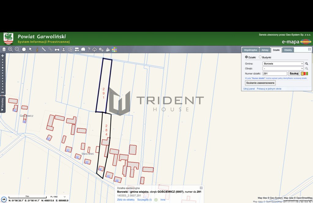 Działka rolna na sprzedaż Gościewicz  3 668m2 Foto 1