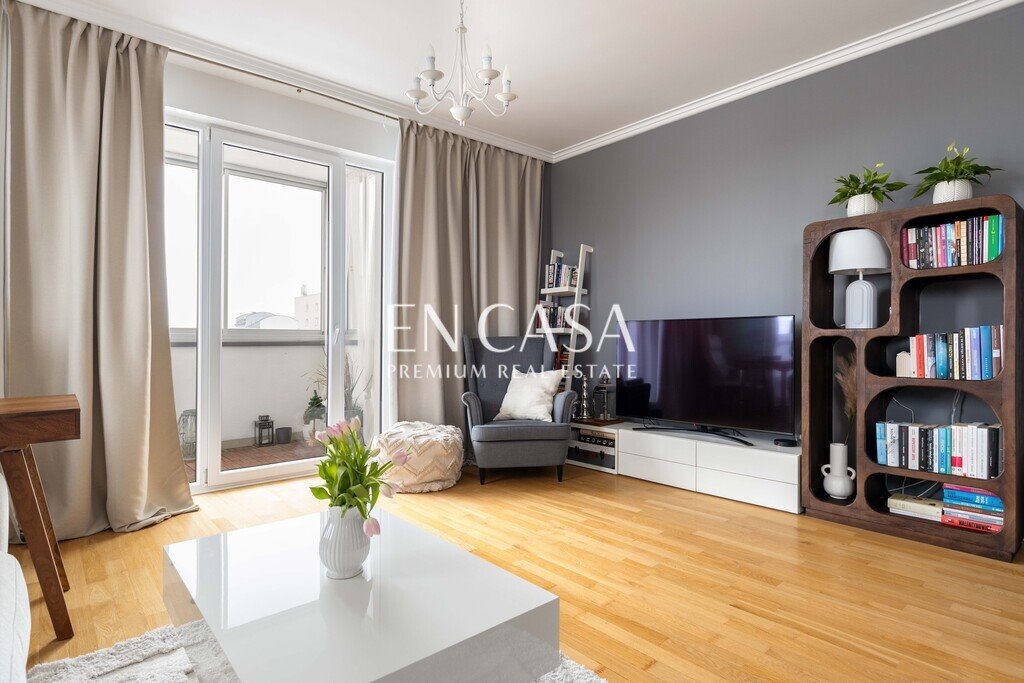 Przestronne 4-pokojowe mieszkanie z balkonem i widokiem na panoramę Warszawy Warszawa, Białołęka, Tarchomin, Światowida  78m2 Foto 1