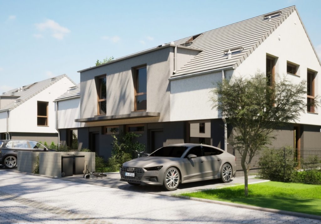 Dom bliźniak 137 m2 z garażem, rekuperacją i ogrodem Dobra  137m2 Foto 1