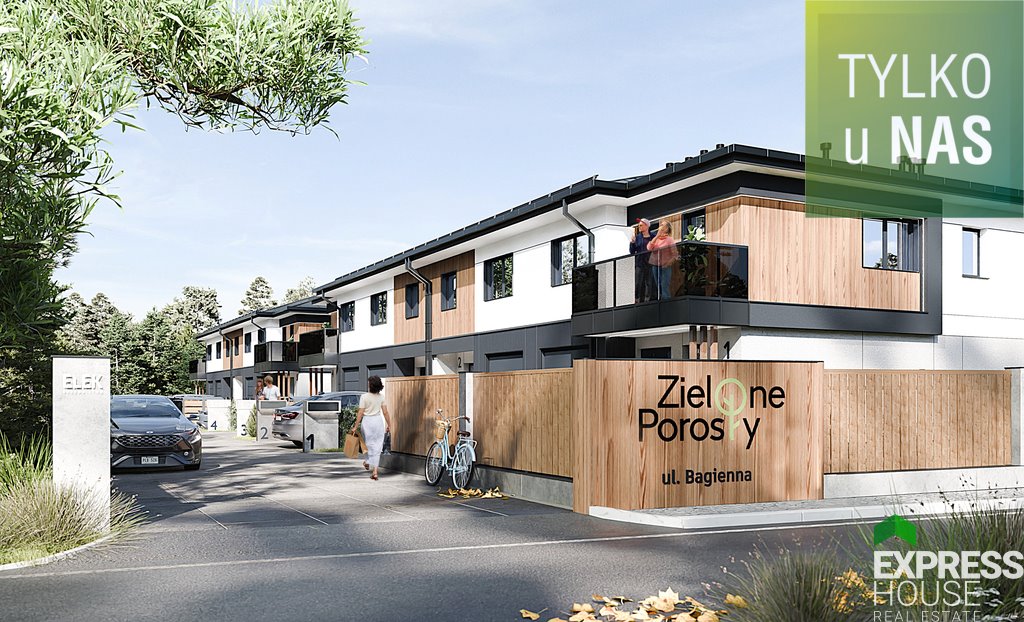 Nowoczesny dom z ogrodem i garażem w Porosłach Porosły, Bagienna  122m2 Foto 1