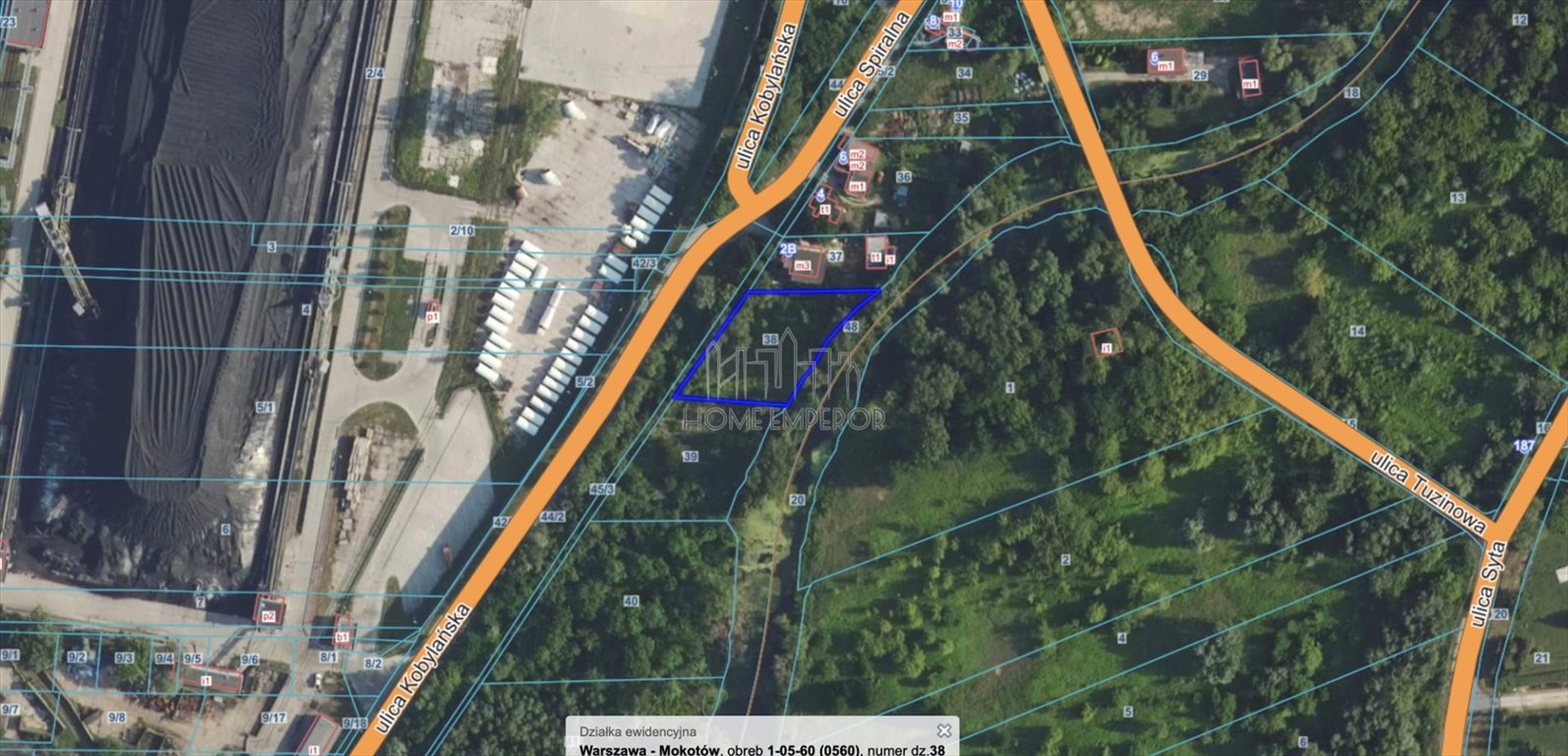 Działka budowlana na sprzedaż Warszawa, Mokotów, Augustówka, Spiralna  1 709m2 Foto 1