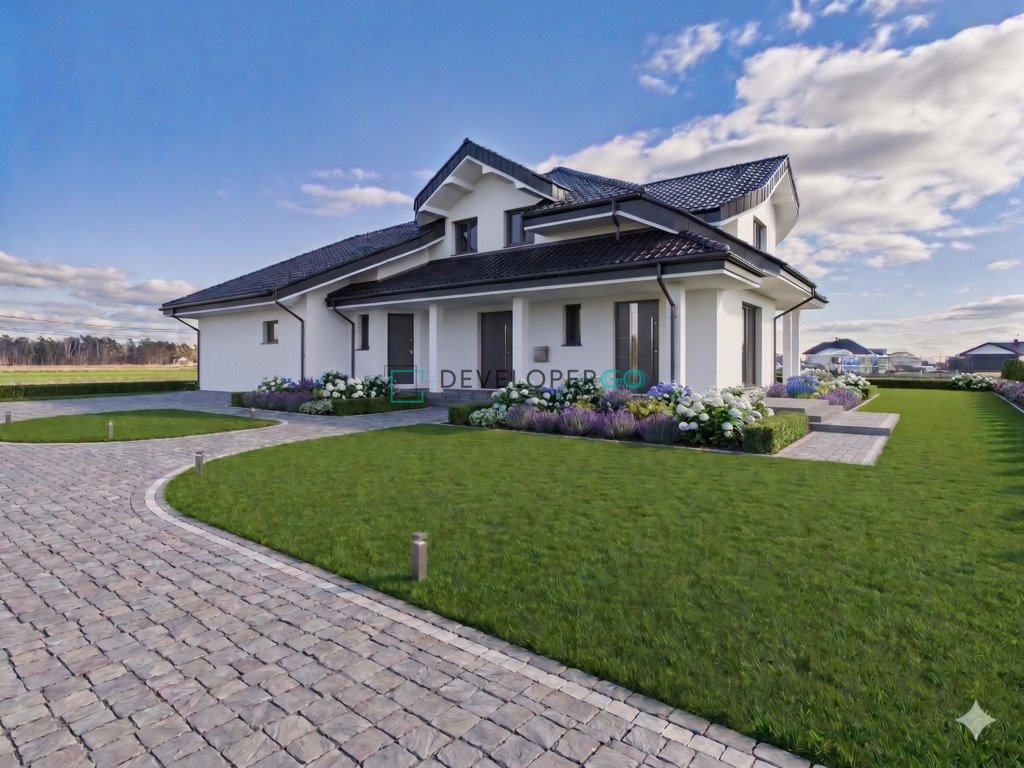 Nowoczesny dom 312 m² z dużą działką w Zawrocie-Nowiny Wysokie Mazowieckie  319m2 Foto 1