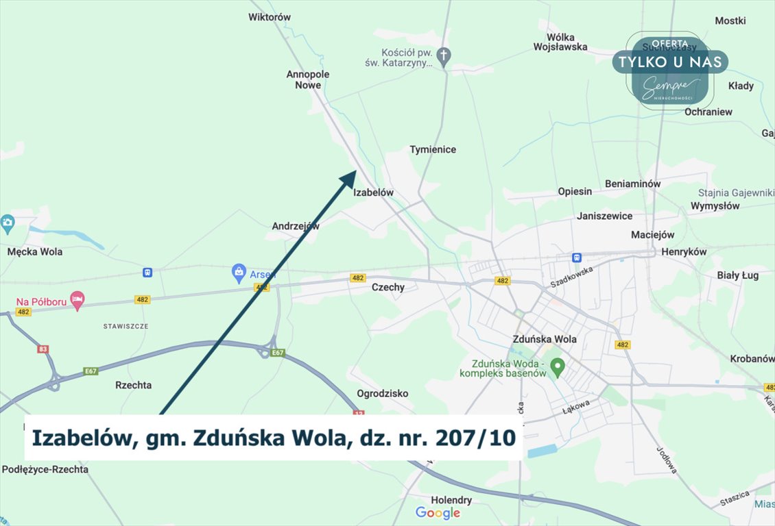 Działka rolna na sprzedaż Izabelów  3 417m2 Foto 4