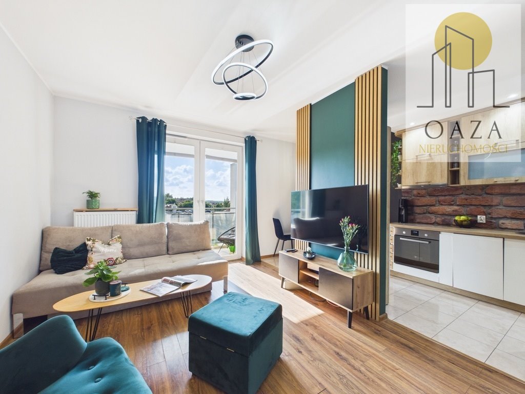 Do sprzedania jasne 2-pokojowe mieszkanie 52,98 m² z balkonem Olsztyn, Edwarda Mroza  53m2 Foto 1